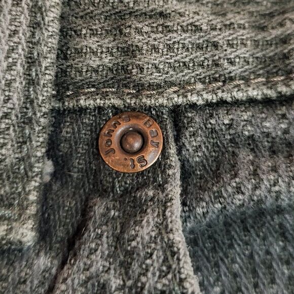 St John's Bay, Like New, Green Corduroy Women's Jeans, Size 14 - Picture 10 of 11